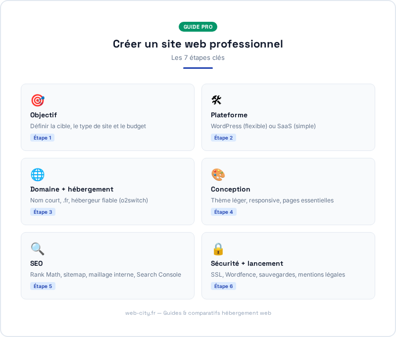 Crer un site web professionnel - web-city.fr