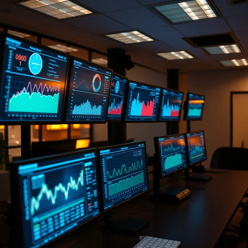 Tableau de bord de supervision d'une infrastructure cloud privée en temps réel