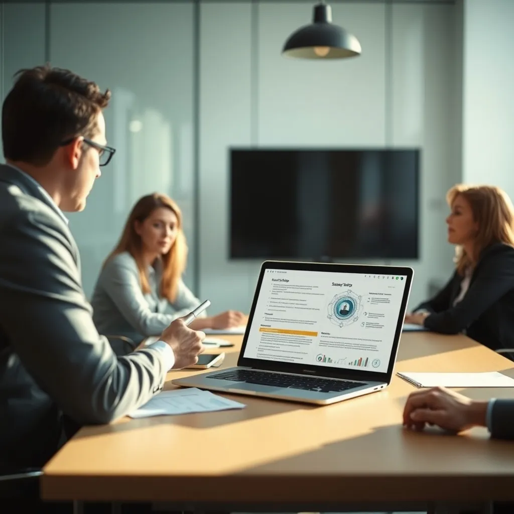 Présentation des résultats d'un audit de cybersécurité en entreprise