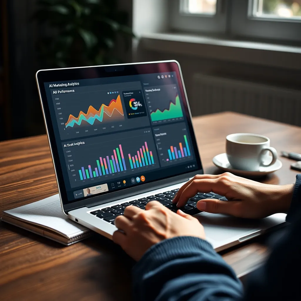 Utilisation d'outils d'IA pour analyser les performances d'une campagne marketing