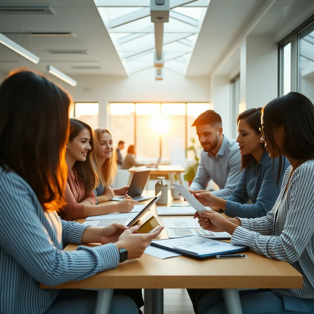 Professionnels du marketing en session collaborative sur la stratégie IA