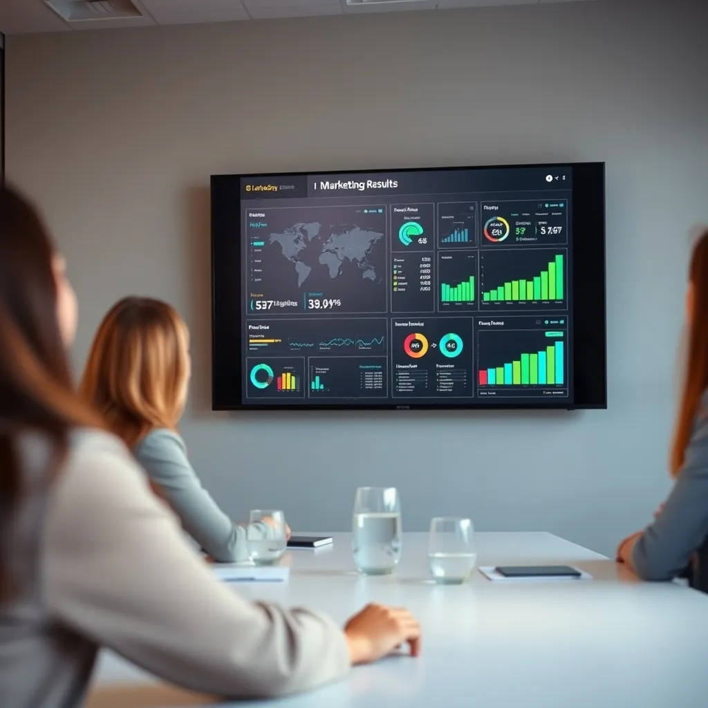 Présentation des résultats d'une campagne marketing pilotée par l'intelligence artificielle