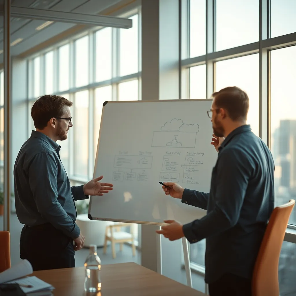 La conception d'une architecture cloud privé se planifie en équipe avec des experts infrastructure