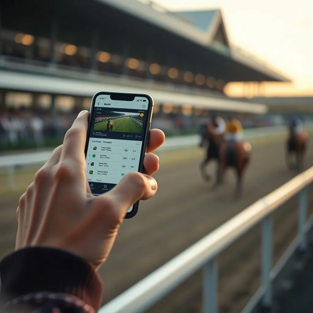 Les applications mobiles de pronostic IA rendent l'analyse accessible directement depuis l'hippodrome