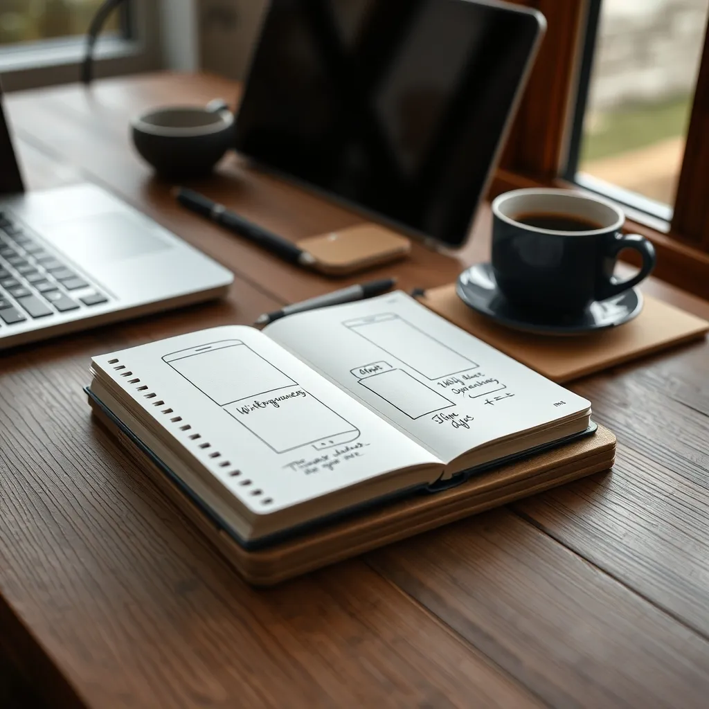 Le cahier des charges et les wireframes posent les fondations du projet mobile