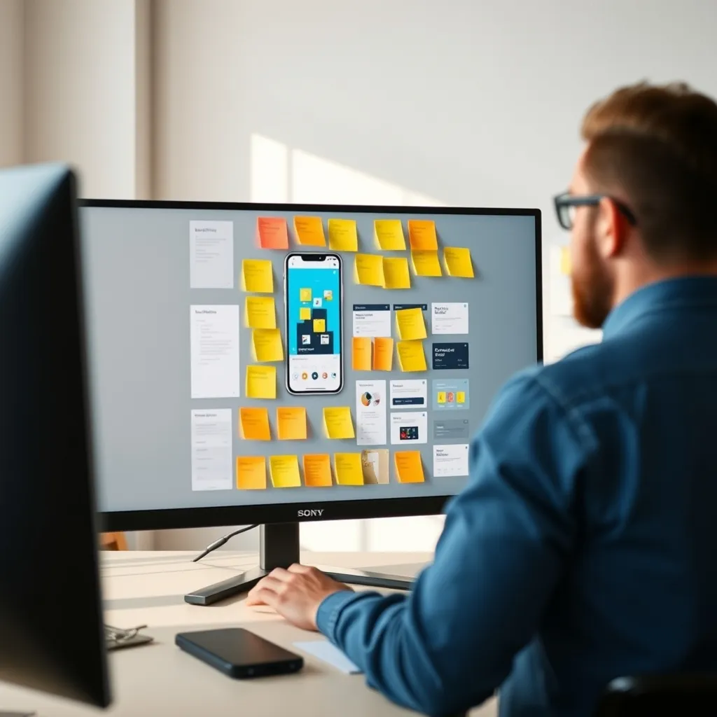 La phase de design UX/UI définit l'expérience utilisateur de l'application