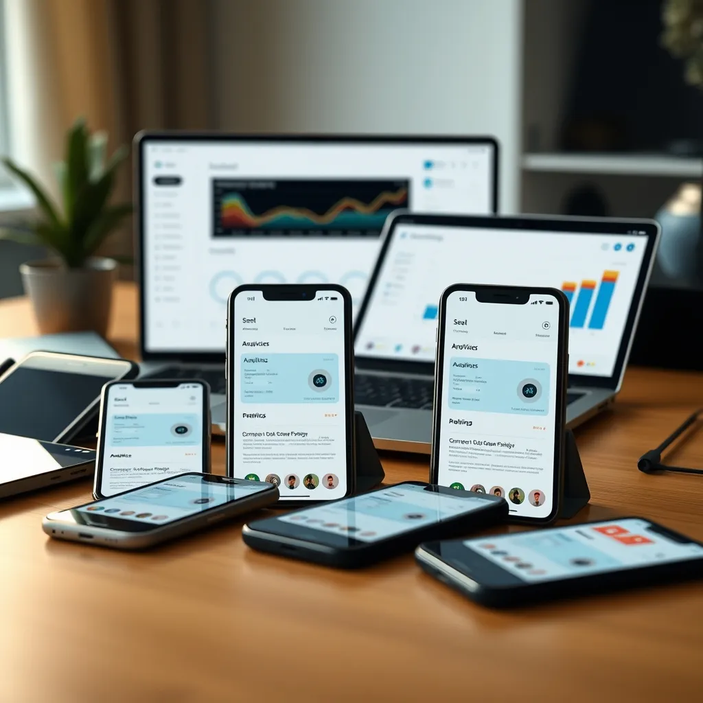 Les tests sur différents appareils garantissent la qualité avant la publication sur les stores