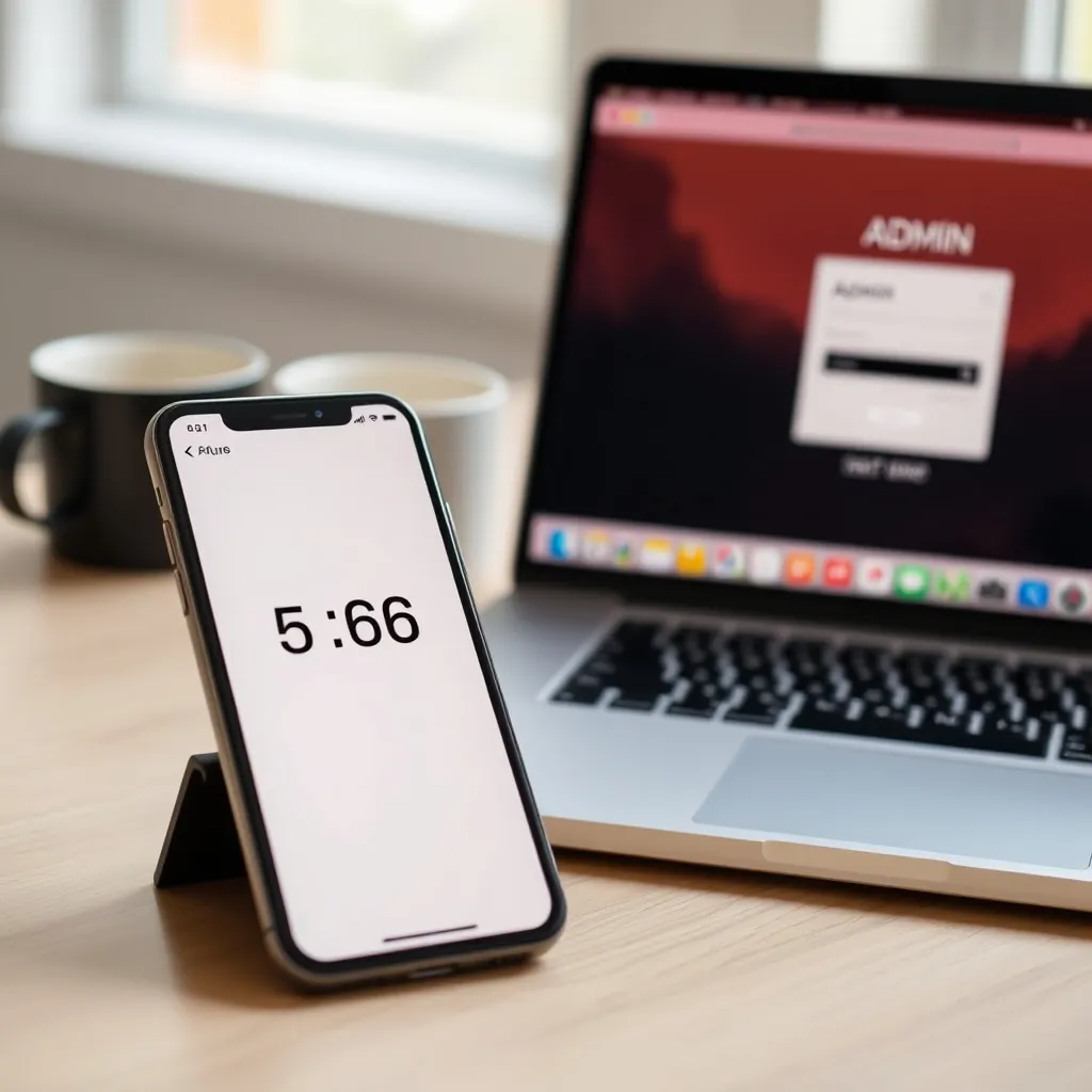 Un code temporaire généré par une application d'authentification protège l'accès à l'administration du site