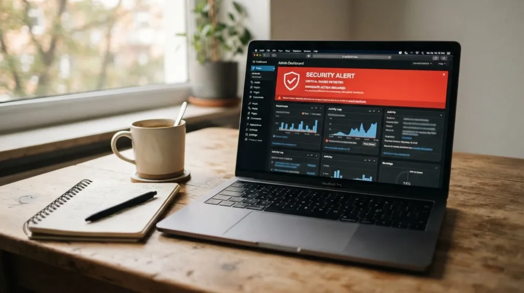 Un plugin de sécurité WordPress surveille les connexions et les fichiers depuis le tableau de bord d'administration