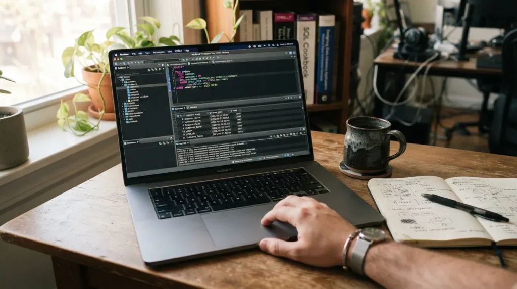 Interface phpMyAdmin affichant les onglets d'export et d'import d'une base de données MySQL